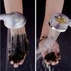 Comparație spălare: duș clasic vs. jet puternic al capului de duș Aquadon EcoTornado.