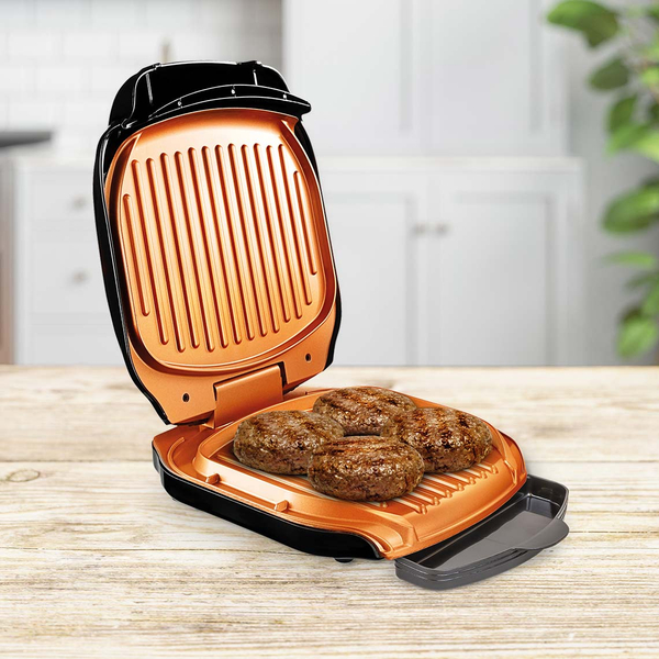 Livington Low Fat Grill - Grill compact pentru gătire rapidă și cu mai puține grăsimi